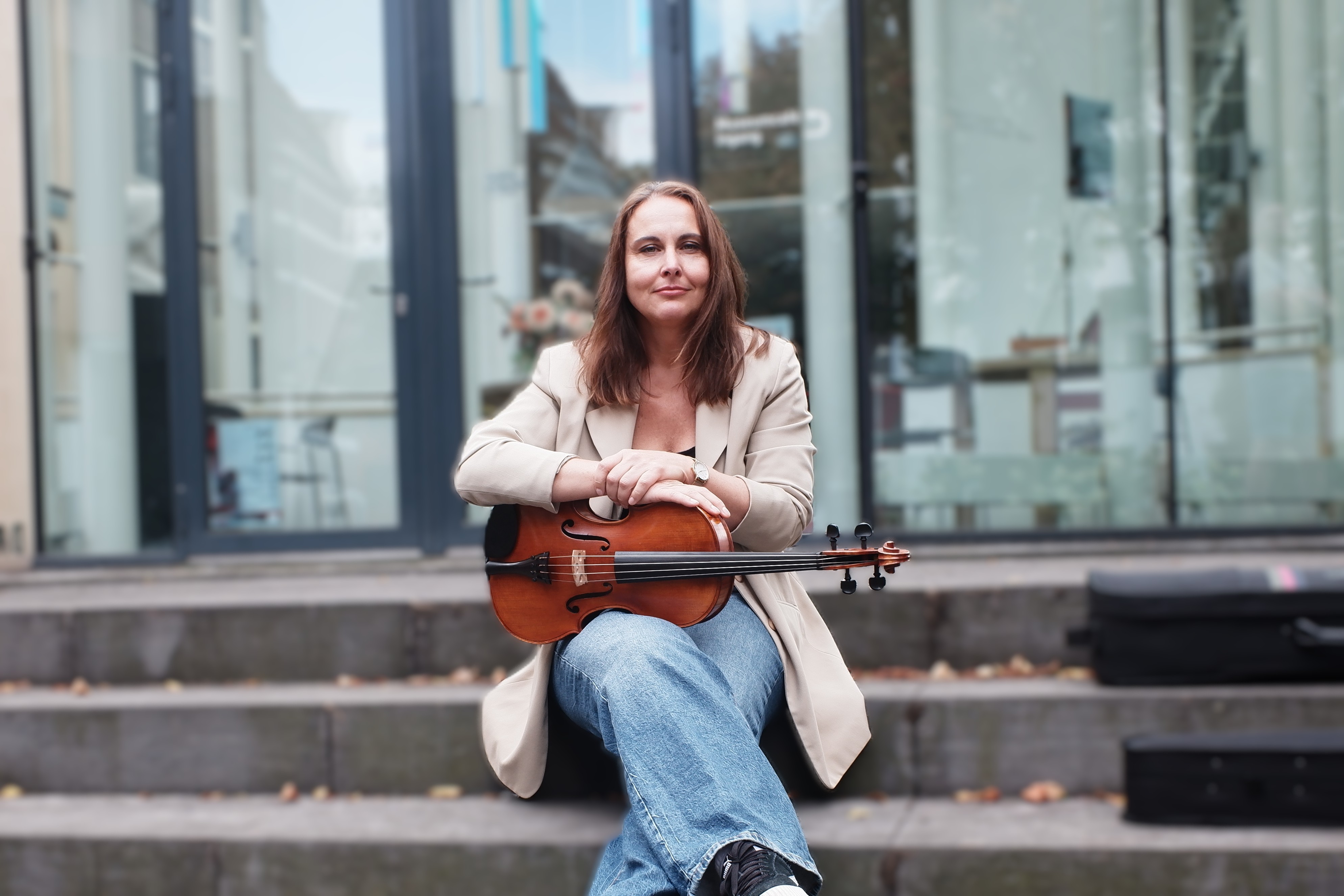 Svetlana Tratch met viool